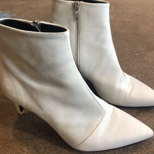 White Rag & Bone leather/suede booties